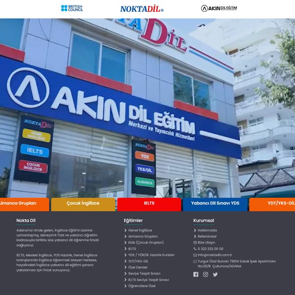 What Businesses Should Know Before Hiring a Website Designer 2 dil kursu kurumsal site ornegi, Dil Kursu Web Sitesi