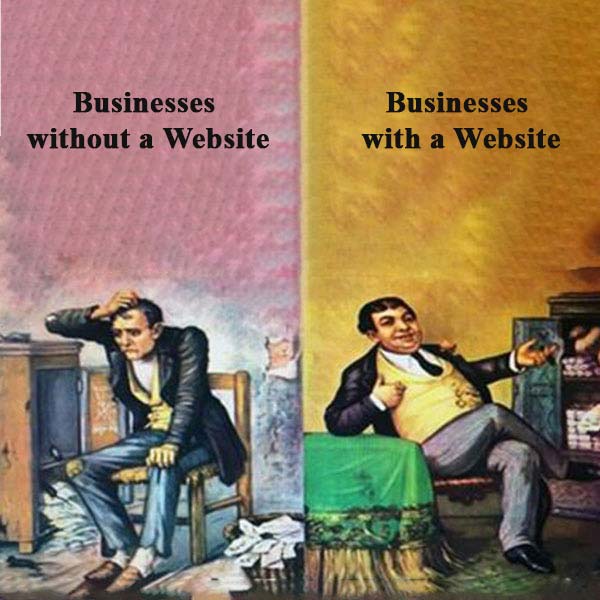 businesses with a website