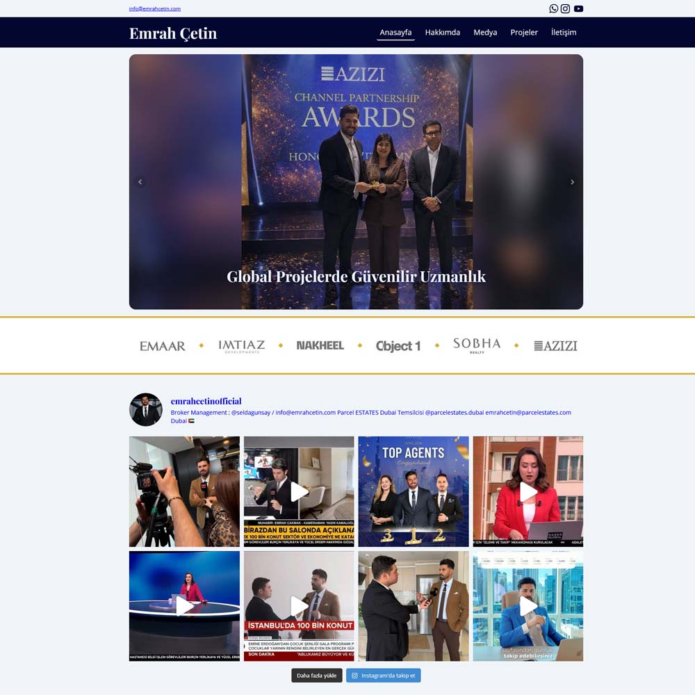 Emrah Çetin Web Sitesi